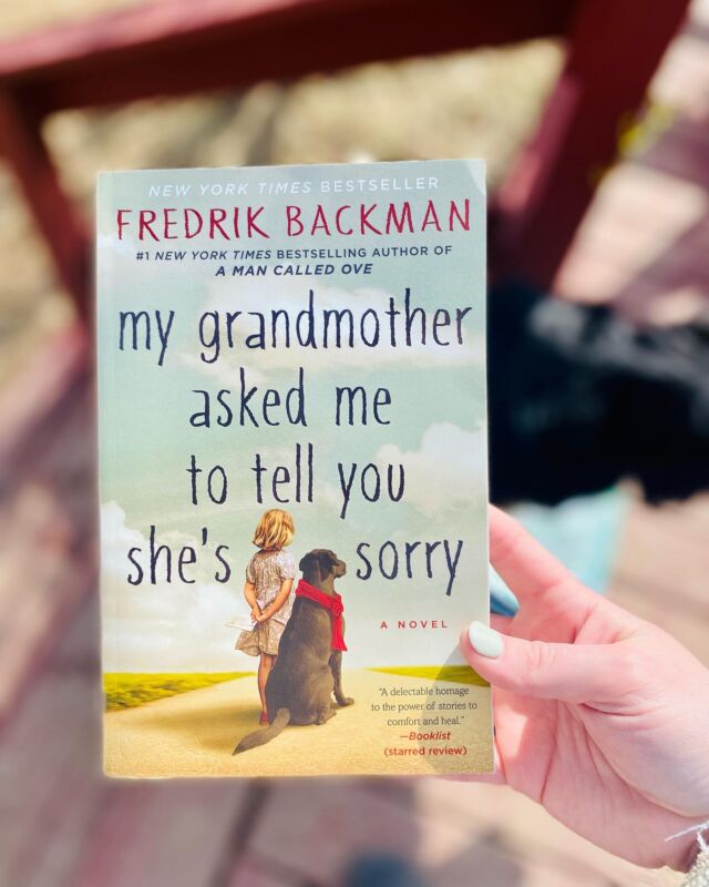 Book 3 of 2022 | A beloved college professor of mine recommended this and another of Fredrik Backman’s books to me, and I chose this one first because, *ahem,* I liked the cover. 🤷🏼‍♀️😅 Elsa was a precious character, full of innocence and trouble all at once. My favorite element of the story was the wurse (what us common folk would call a dog). Although I struggled to follow the narrative at times and the finale didn’t seem “big enough” for Granny’s fairytales, I did cry while reading this and finished it relatively quickly. I just purchased my next Backman read, and I’m curious to see how the two compare! 4⭐️ for “My Grandmother Asked Me To Tell You She’s Sorry.”
⠀⠀⠀⠀⠀⠀⠀⠀⠀
#bookreview #bookstagram #books #book #read #reading #readersofinstagram #reader #bookblog #bookblogger #fiction #tbr #bookchallenge #booklover #blog #blogger #bookoftheday #storytelling #novel